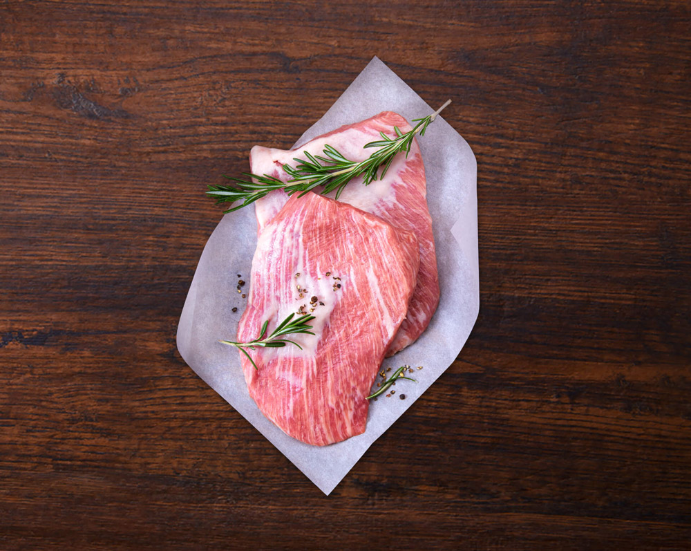 Duroc-Eichelschwein-Secreto-Steak